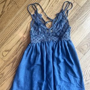 Mod On Trend Blue Summer Dress
